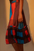 Flounced Midi Skirt